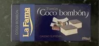 चीनी की मात्रा Turrón coco bombón