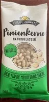 İçindeki şeker miktarı Pinienkerne