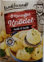 Amount of sugar in 6 Kartoffelknödel halb & halb