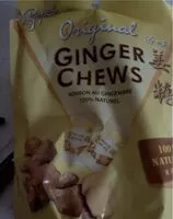 入っている砂糖の量 Ginger chews