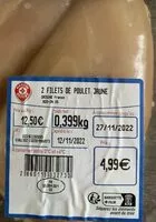 Cantidad de azúcar en Filets de poulet