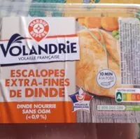 Cantidad de azúcar en Escalopes de dinde