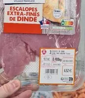 Cantidad de azúcar en Escalopes extra-fines de dinde