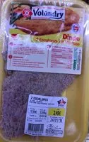चीनी की मात्रा Escalope de dinde a la milanaise