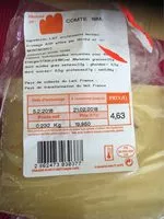 Quantité de sucre dans Comté 18 mois