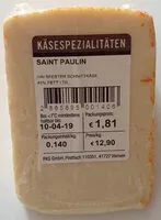 Zucker und Nährstoffe drin Saint paulin