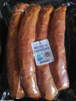 İçindeki şeker miktarı Saucisses de Montbéliard