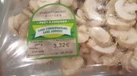 Quantité de sucre dans champignons émincés