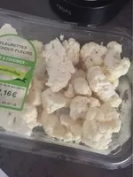 Sokerin määrä sisällä Fleurettes de choux-fleurs