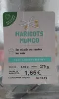 Cantidad de azúcar en Haricots mungo