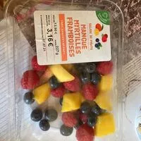İçindeki şeker miktarı Salade de fruits mangue myrtilles framboises