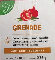 चीनी की मात्रा Grenade
