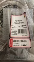 Quantité de sucre dans Chipolata de poulet
