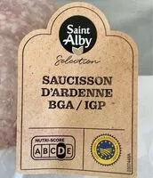 Quantité de sucre dans Saucisson D’Ardenne BGA/IGP