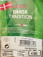 Jumlah gula yang masuk Dansk Tradition, Dänischer Schnittkäse, 45 % Fett i. Tr.