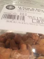 Zuckermenge drin Noix des Cajoux Grilées et Salées