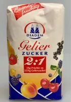 入っている砂糖の量 Gelierzucker