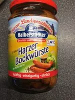 Zucker und Nährstoffe drin Halberstadter