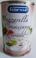 İçindeki şeker miktarı Mozzarella Cremesuppe mit Tomaten
