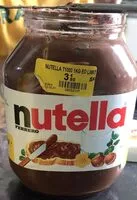 चीनी की मात्रा Nutella