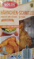Cantidad de azúcar en Hähnchen-Schnitzel