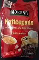 Sokerin määrä sisällä Kaffeepads klassisch