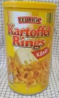 İçindeki şeker miktarı Kartoffel Rings