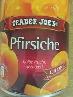 Zuckermenge drin halbe Pfirsiche