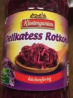 Amount of sugar in Rotkohl