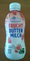 Jumlah gula yang masuk Fruchtbuttermilch Erbeere