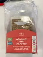 Zuckermenge drin Oven Baked 3 seed crispbread