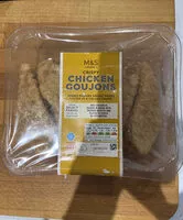Zuckermenge drin crispy chicken goujons