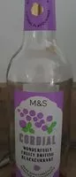 Cantidad de azúcar en Wonderfully British Blackcurrant Cordial