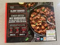 Sokerin määrä sisällä Tenders beef bourguignon
