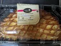 Amount of sugar in Halve geruite crème ananastaart