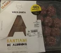 Cantidad de azúcar en Santiamen de Albondigas con salsa