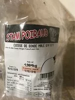 Sucre et nutriments contenus dans Stam poiraud