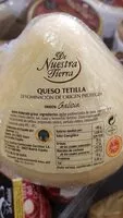 Jumlah gula yang masuk Queso tetilla