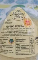 Jumlah gula yang masuk Queso tetilla