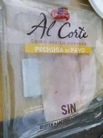 Quantité de sucre dans Al corte, pechuga de pavo