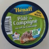 Pate de campagne en conserve