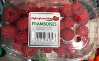 Sucre et nutriments contenus dans Anjou framboises