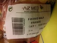 Sucre et nutriments contenus dans Az france