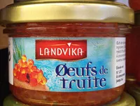 Jumlah gula yang masuk Øeufs de truite