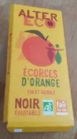 Suhkru kogus sees Chocolat noir écorces d'orange