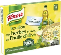 含糖量 Knorr Bouillon Cube Herbes et Huile D'Olive Puget 15 Cubes