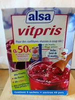 Sugar and nutrients in Vitpris