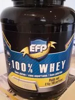 Sucre et nutriments contenus dans Efp nutrition