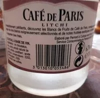 Quantité de sucre dans Cocktail a base de vin