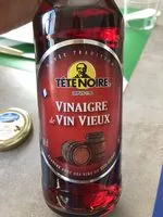 Amount of sugar in Tete Noire, Vinaigre de vin vieux, la bouteille de